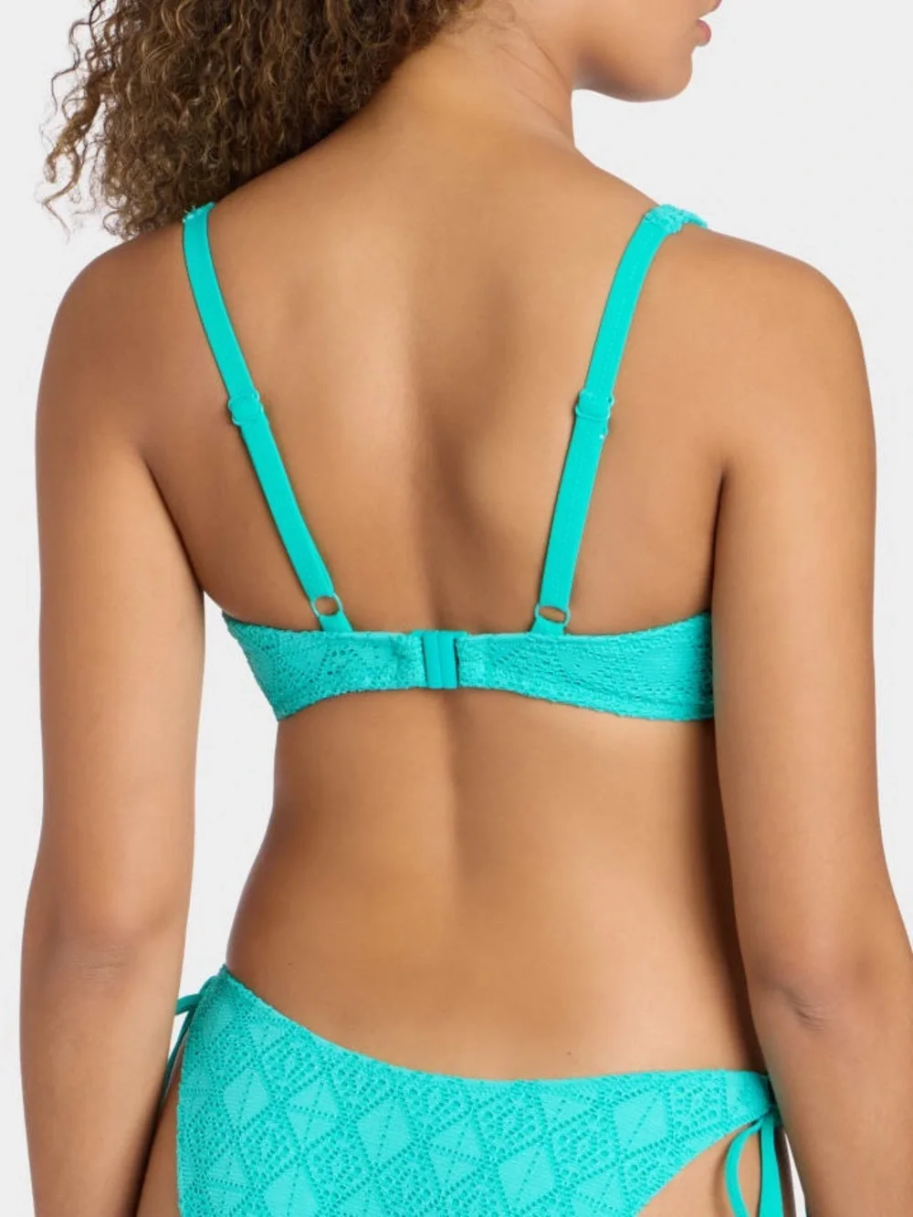 Freya Nomad Nights High Apex Marine Underwire Bikini Top Women's 38D NWT Beachy